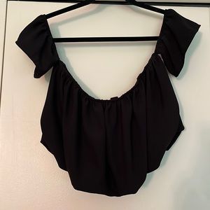 Free Press off the shoulder black top